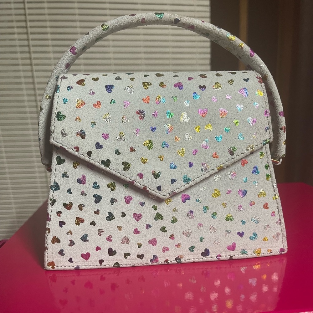 COPY - COPY - Anima Iris Rainbow Heart ZaZa purse